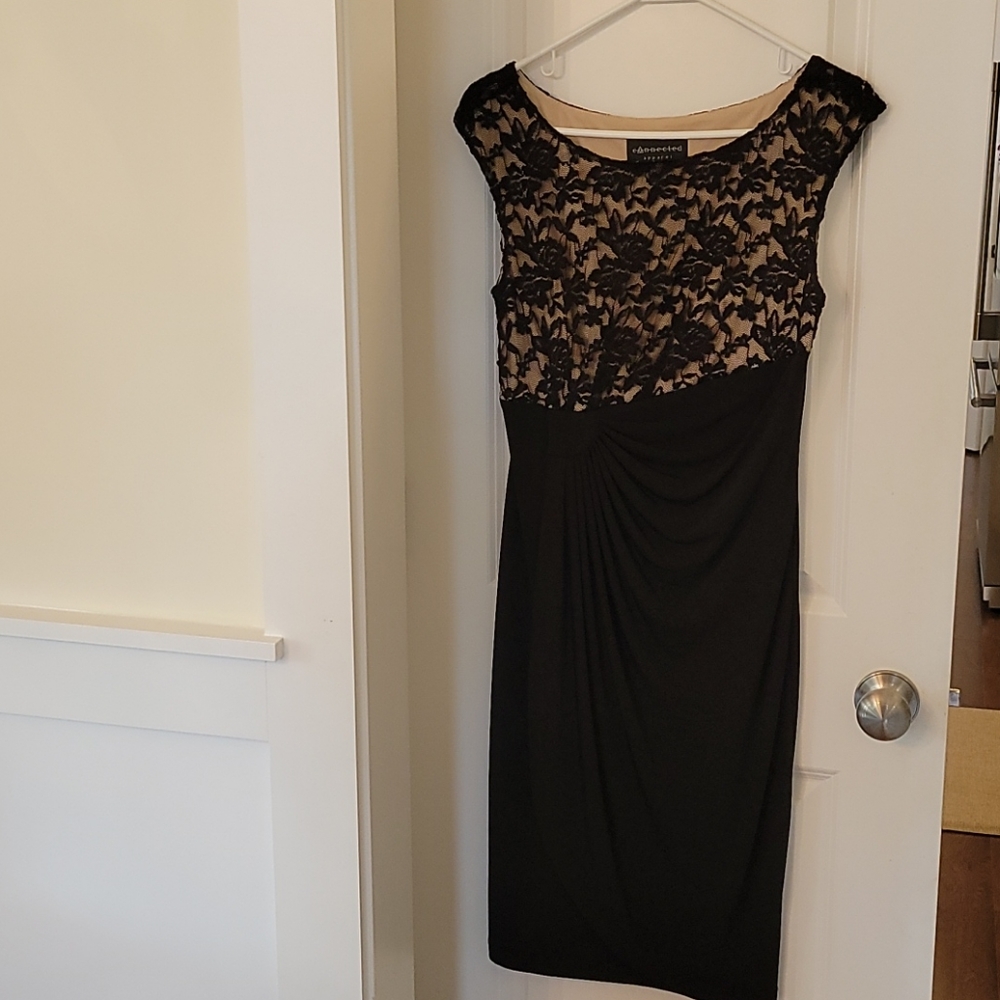 Women Little Black Lace Dress